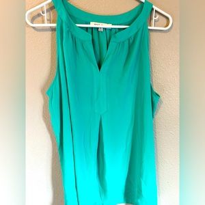 Teal sleeveless Top